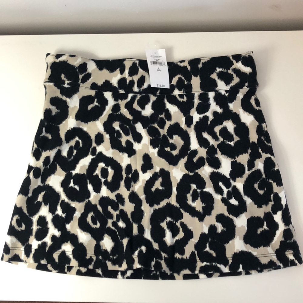 Gap kids cheetah print skirt